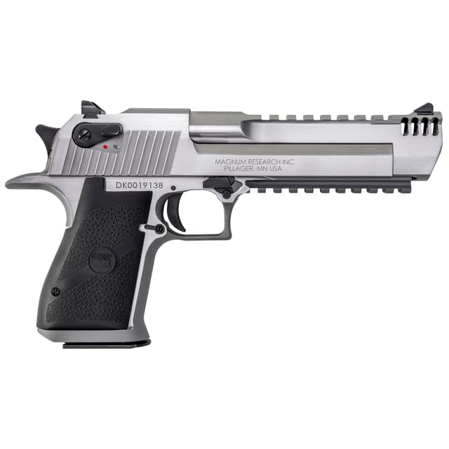 Magnum Research Desert Eagle Mark XIX Pistol 50 AE 6 in. Stainless Steel 7 rd. Muzzle Brake