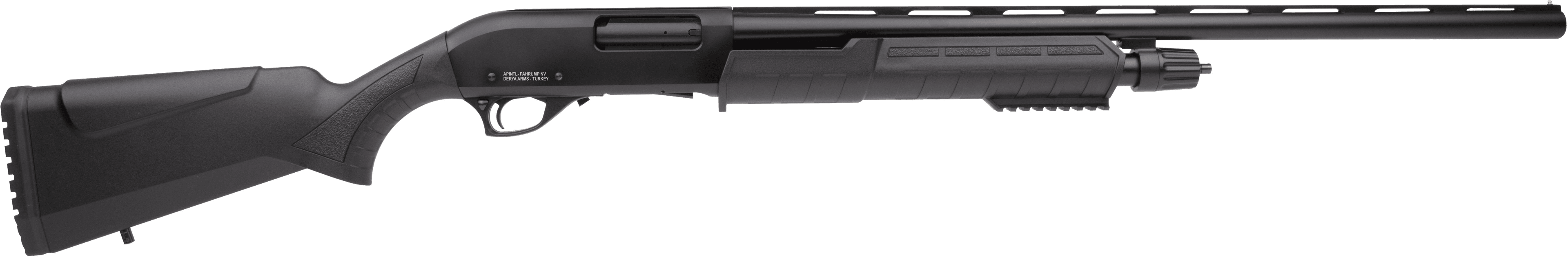 Armscor Pump Combo, 12GA, 24in. Barrel, 5rd, Incl. 22" Barrel - Black (YPA12C2224B)