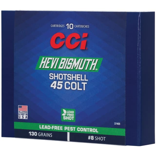 CCI Hevi-Bismuth 45 Colt Shotshell 130 Grain 10 Rounds