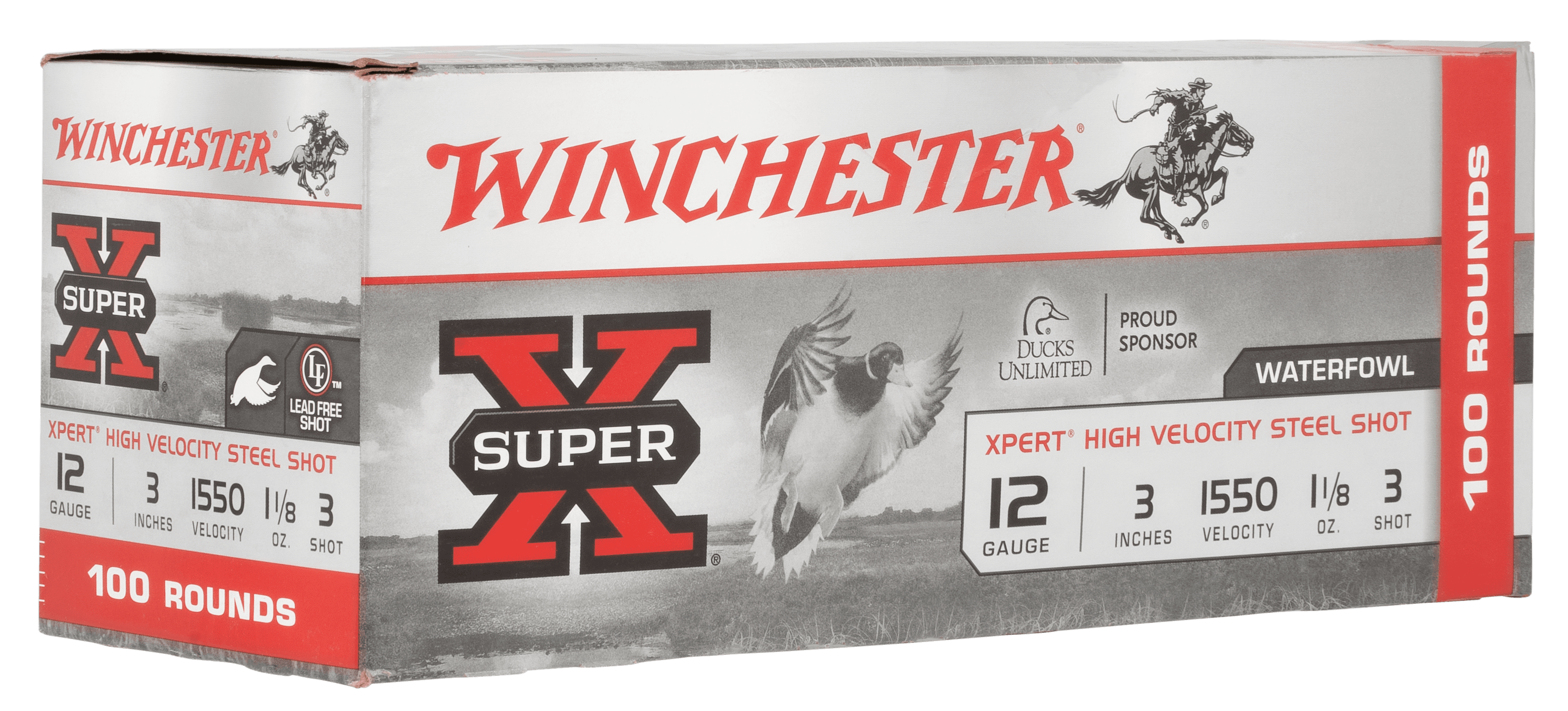 Winchester Super X Xpert High Velocity 12 Gauge Shot 1 1/8 oz 100 Rounds