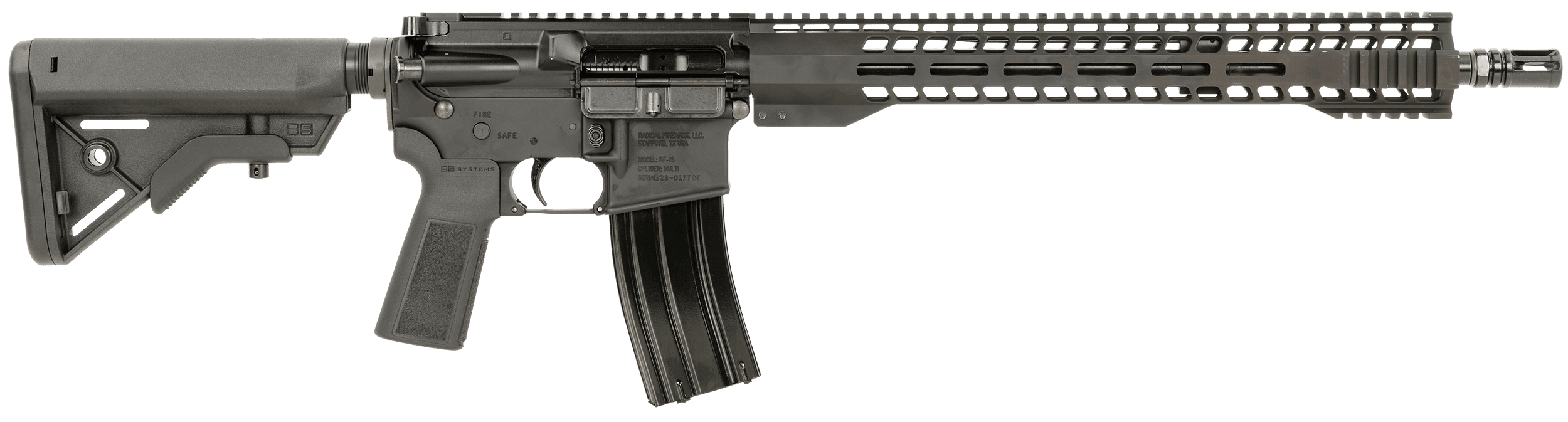 Radical Firearms Fr16556soc15shr Ar-15 5.56x45mm Nato 16 inch 30 Rounds Blued Black