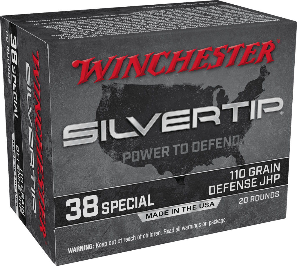 Winchester Super X 38 Special Silvertip Jacketed Hollow Point 110 Grain 20 Rounds