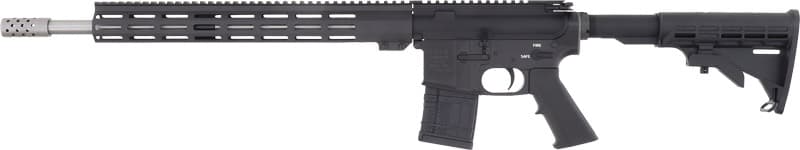 Great Lakes Firearms AR-15 450 Bushmaster 18" 5-Round Stainless Receiver Adjustable Stock