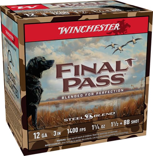Winchester Final Pass 12 Gauge BB 1 1/4 Oz 25 Rounds
