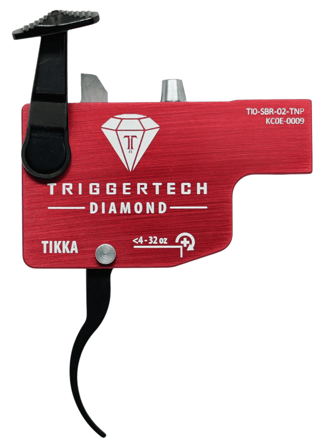 TriggerTech Tikka Dia Rh Red Curved Lv Trigger for Tikka Rifles