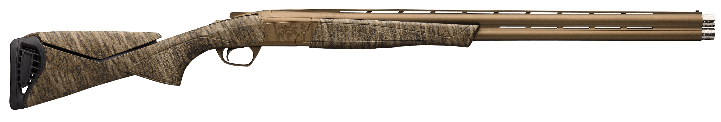 Browning Cynergy Wicked Wing 12 Gauge 26 inch 2 Round Burnt Bronze Cerakote Mossy Oak Stock