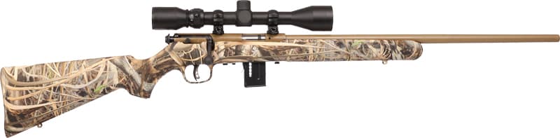 Savage 93 XP Camo 22 Winchester Magnum Rimfire 21 Inch 10 Rounds Tan