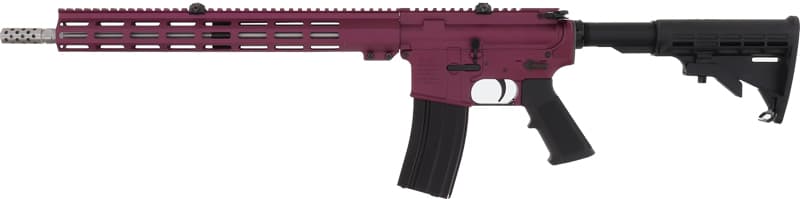 GLFA AR15 Rifle - Black Cherry | .223 Wylde | 16" Heavy Stainless Steel Barrel | 15.25" M-LOK Handguard