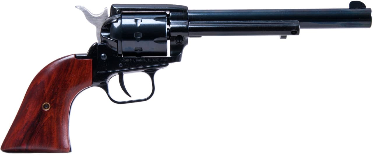 Heritage Rough Rider Revolver .22 LR .22 WMR 6.5 inch 9 Round Blued Cocobolo