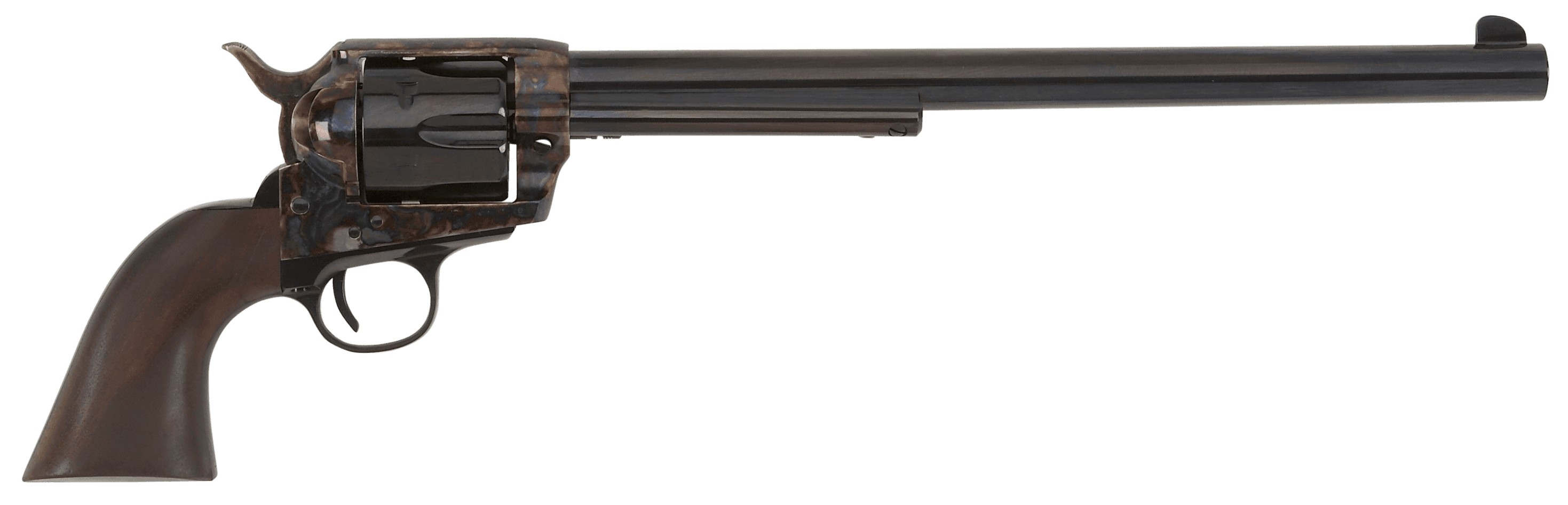 Pietta 1873 GWII Buntline Revolver 45 LC 12 in. Case hardened Blue Walnut Grip