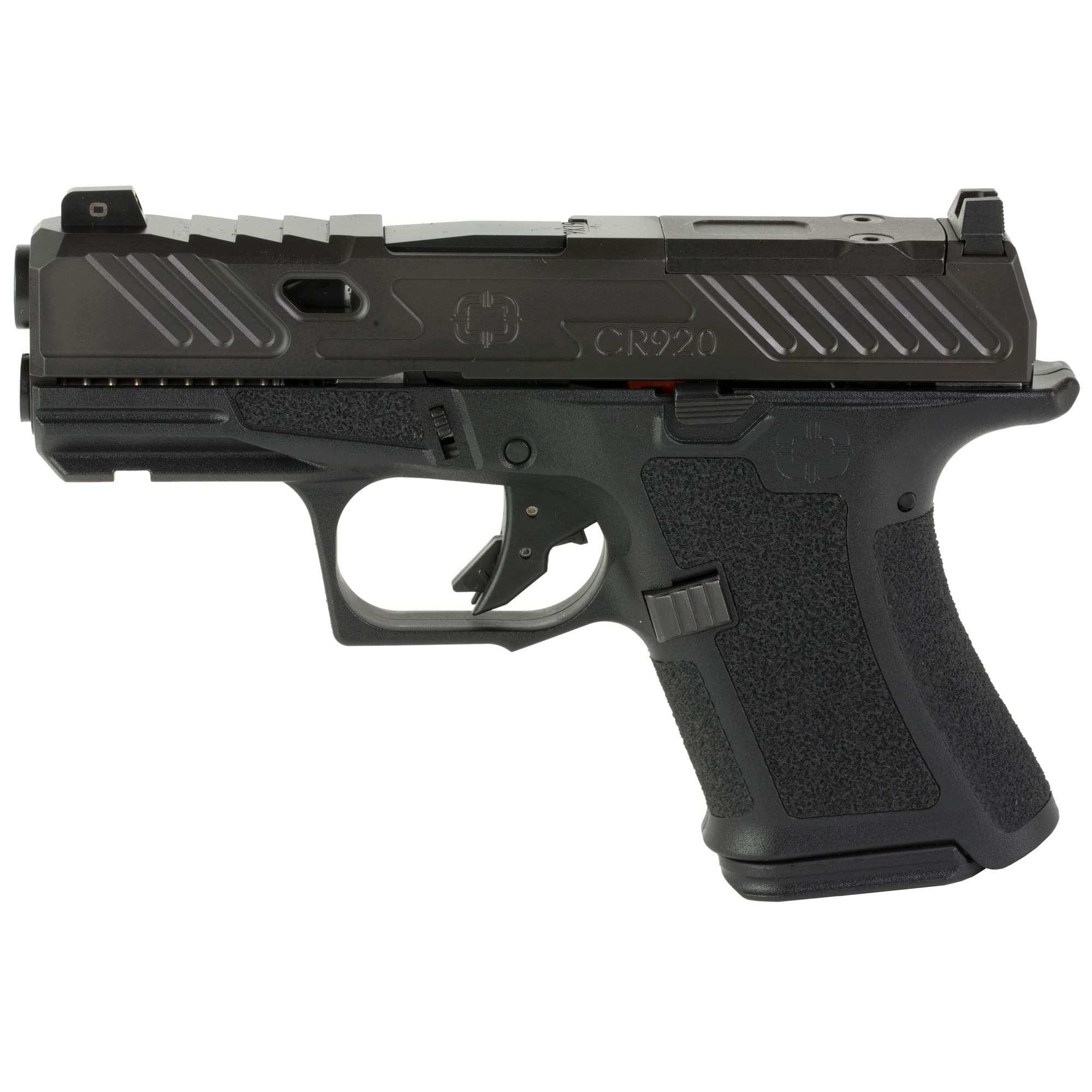Shadow Systems CR920 Elite Slide Optic Pistol 9mm 3.41 in 13 Rounds Black Frame