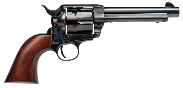 Cimarron Frontier El Malo .357 Mag 5.5in 6 Rounds Case Hardened Blued Walnut