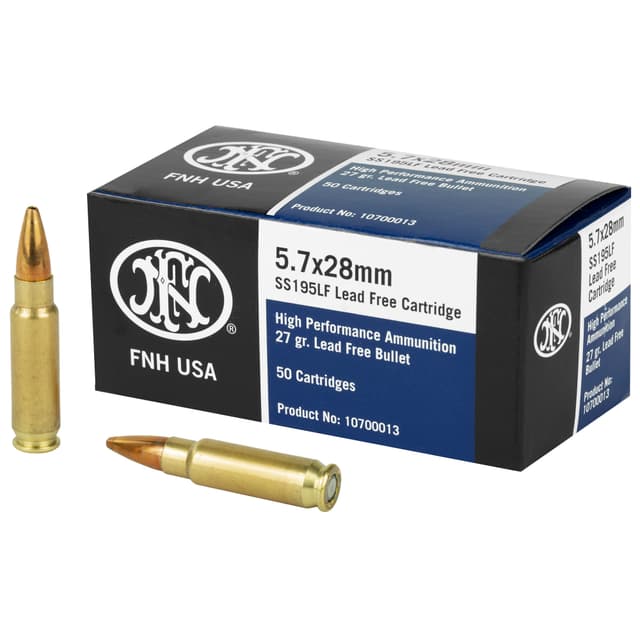 FN High Performance 5.7x28mm Lead Free Hollow Point 27 Grain 50 Rounds