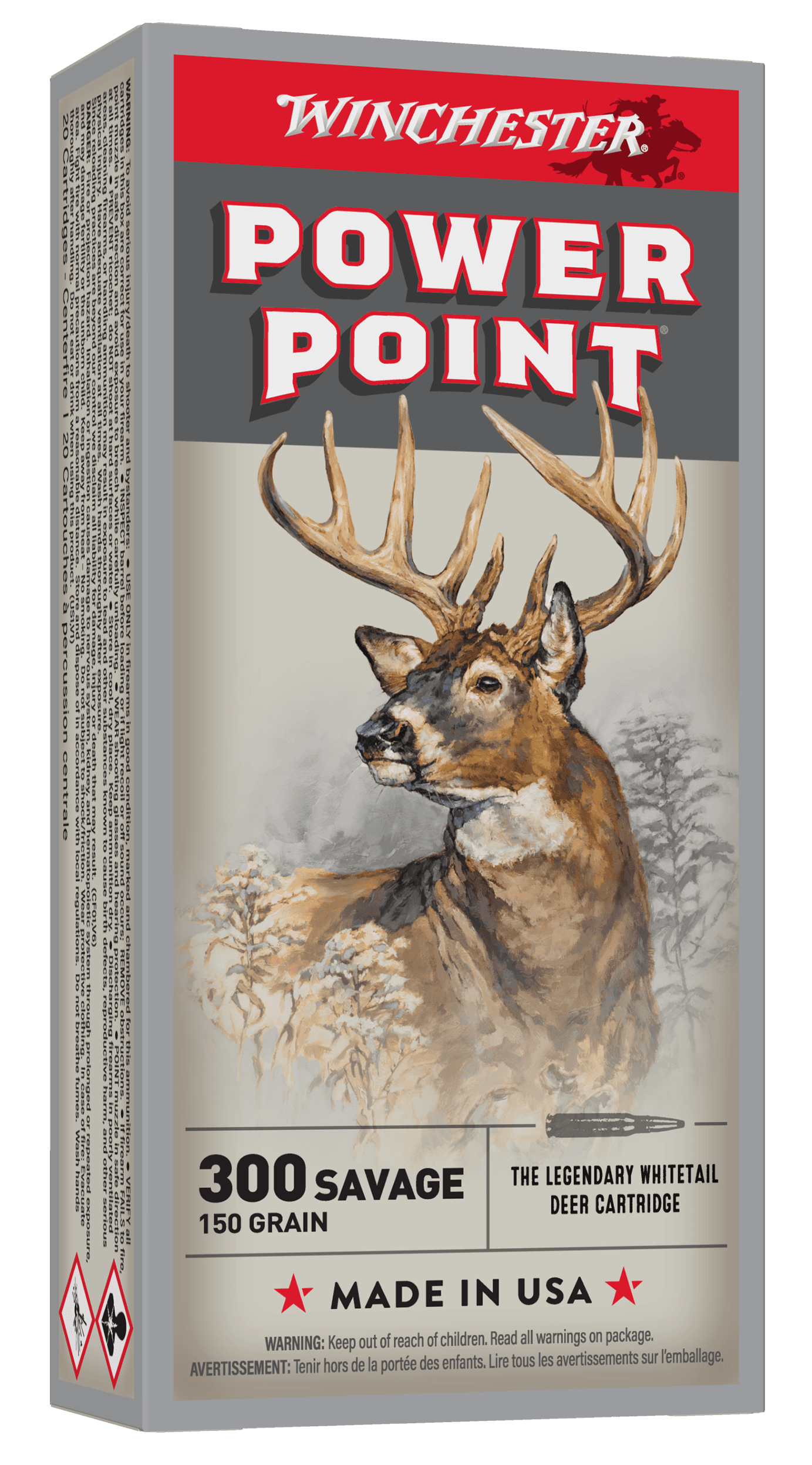 Winchester Super-X 300 Savage Power-Point 150 Grain 20 Rounds