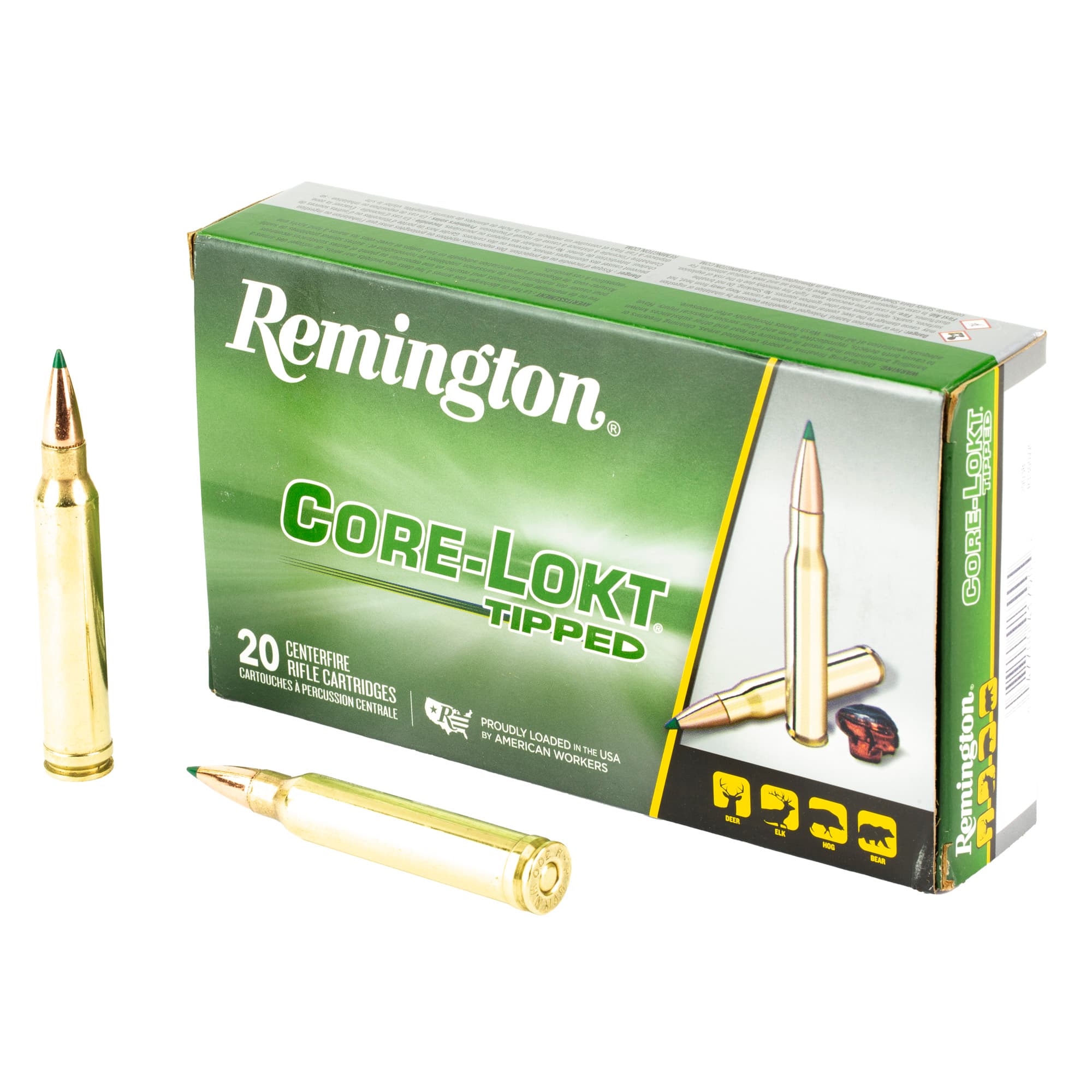 Remington, Core-Lokt Tipped, 300 Winchester Magnum, 180 Grain, 20 Rounds