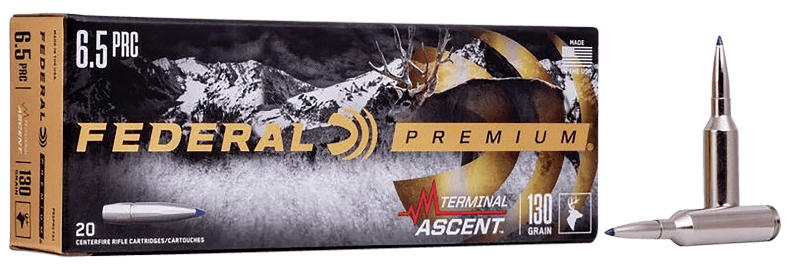 Federal Premium Terminal Ascent 6.5 Prc 130 Grain 20 Rounds