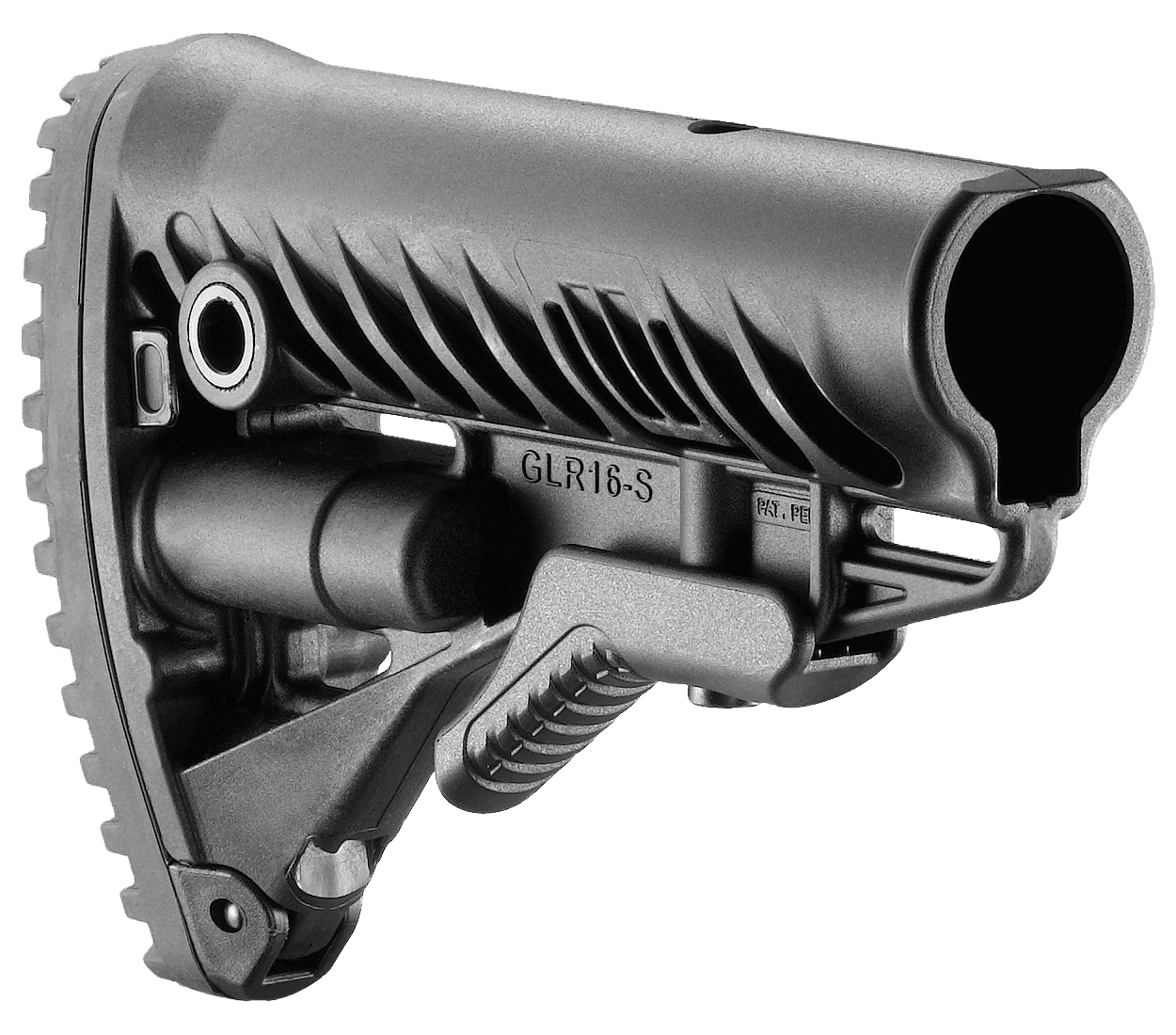 FAB Defense GLR-16 FXGLR16B Buttstock AR-15 M16 M4 Fixed Storage Anti-Rattle Polymer
