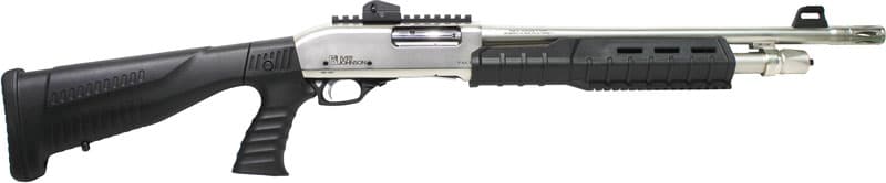 Iver Johnson PAS12 Pistol Grip, 12GA, 26in. Barrel, 5rd, Synth. Stock & Forend - Black (PAS12SNPG)