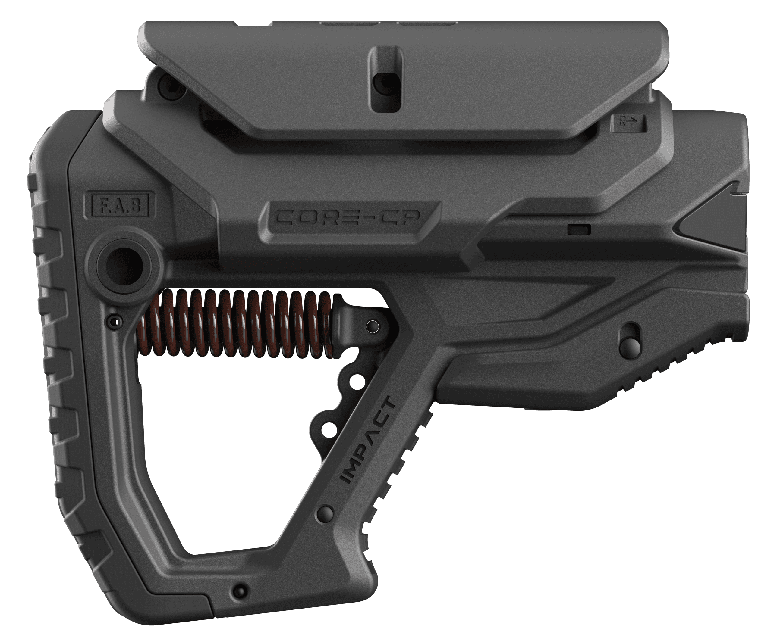 FAB Defense FXCIMPACTCPB Gl Core Impact Rifle Stock for AR Style Receivers