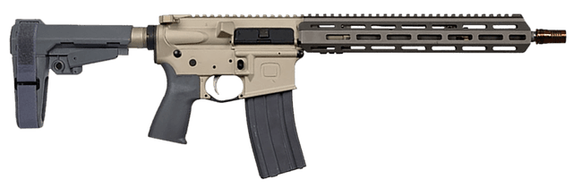 Q LLC Sugar Weasel PISTOL, 5.56 NATO, 13in. Barrel, 30rd, W/BRACE - Gray (SW55613INPISTOL)