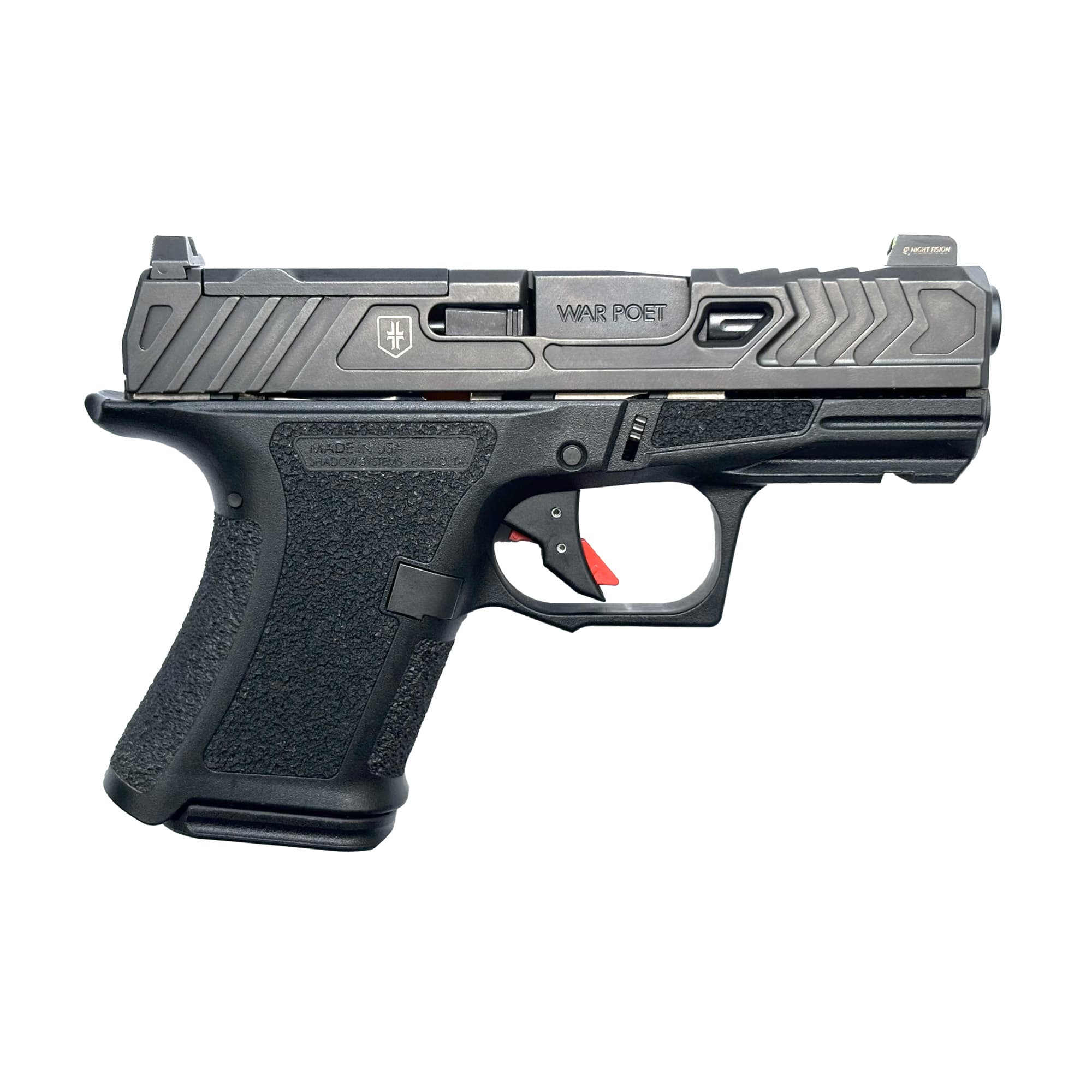 Shadow Systems CR920 War Poet Pistol 9mm 3.41 in. Black 13 rd.