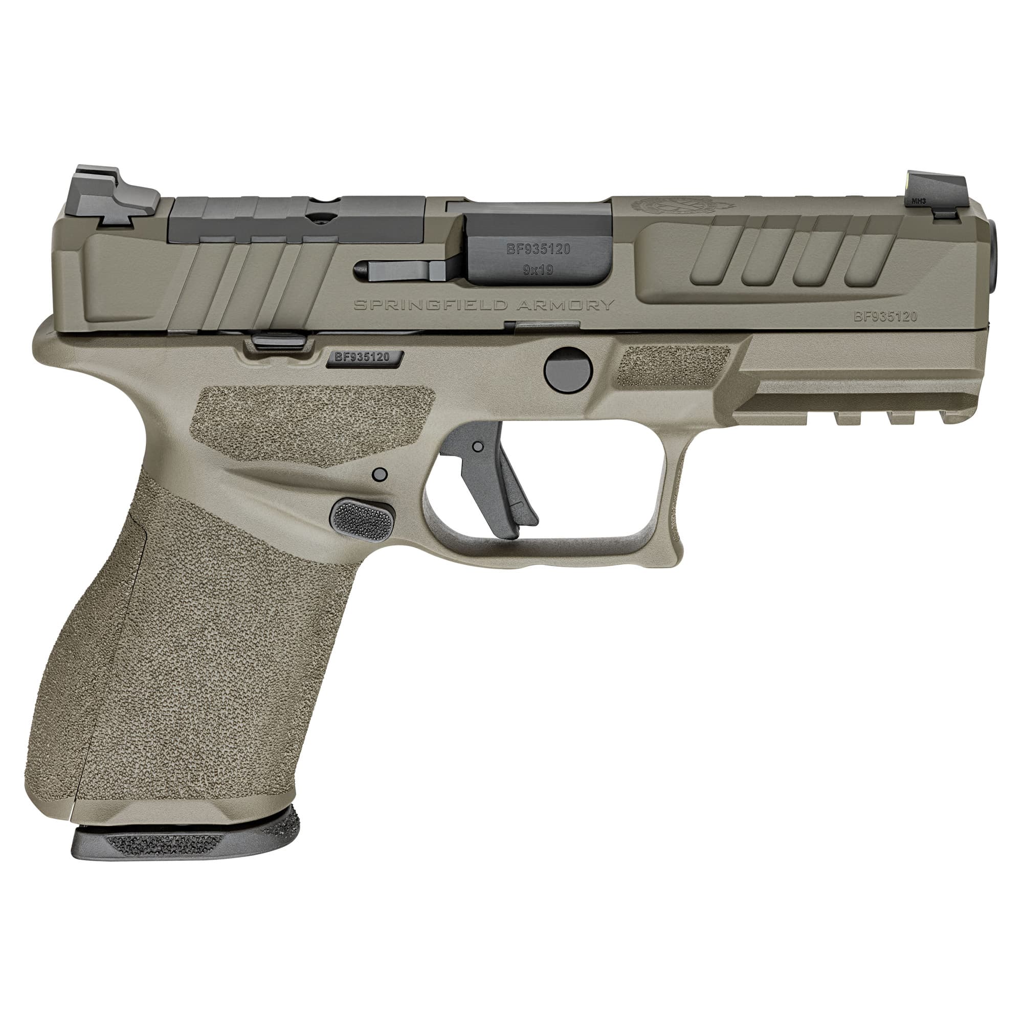 Springfield Armory Echelon 9m 9mm Luger 4 in 10+1 Olive Drab Cerakote