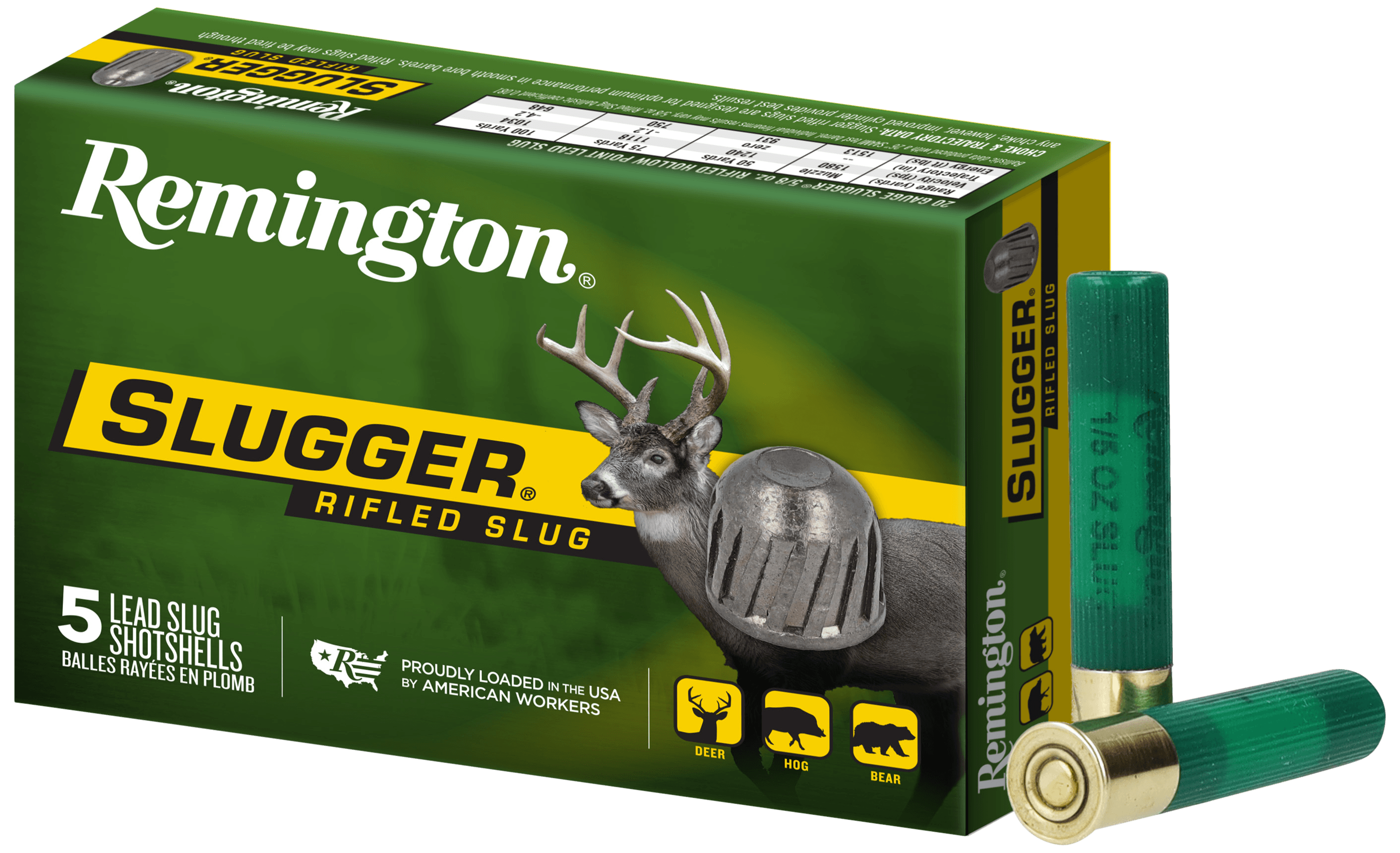 Remington Slugger 410 Gauge Rifled Slug 1/5 Ounce 5 Rounds