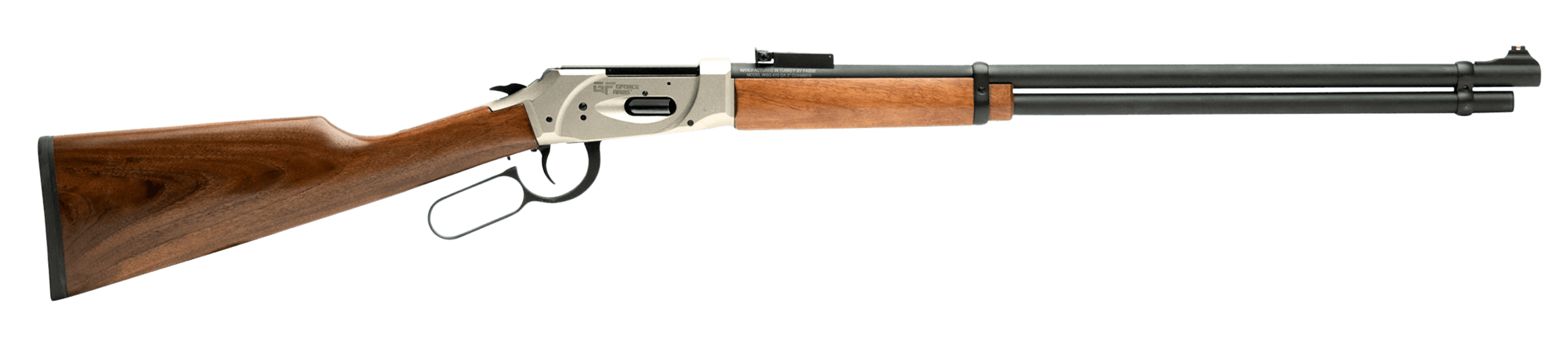 Gforce Arms LVR410 410 Bore, 24in. Barrel, 9rd, Wood Stock & Forend - Gray (GFLVR410NKL)