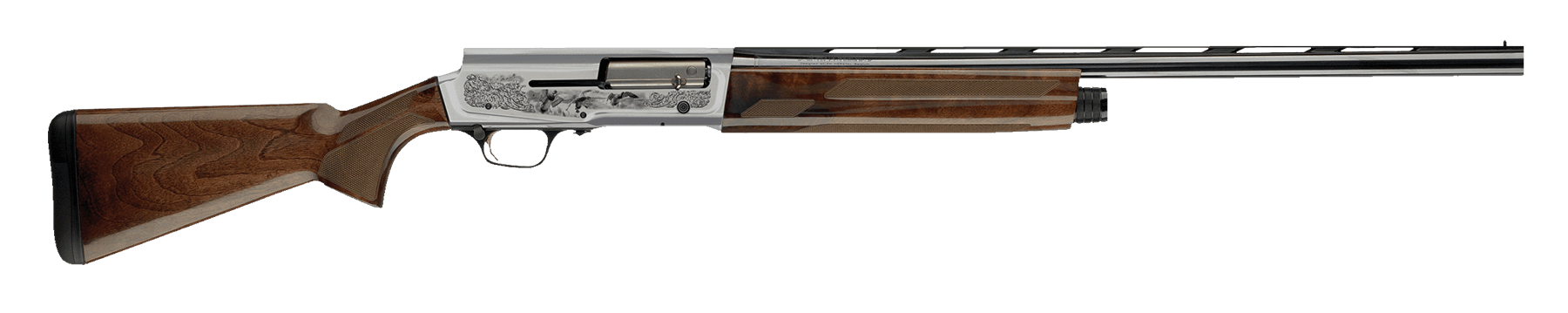 Browning A5 Ultimate 12 Gauge 28in 4 Rounds Satin Nickel Walnut