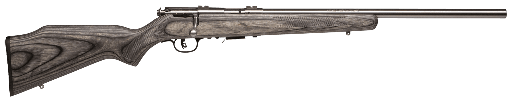 Savage 93R17 BVSS 17 HMR 21 inch Heavy Barrel 5 Round Gray Laminate Stainless
