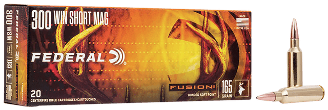 Federal Fusion 300 WSM Soft Point 165 Grain 20 Rounds