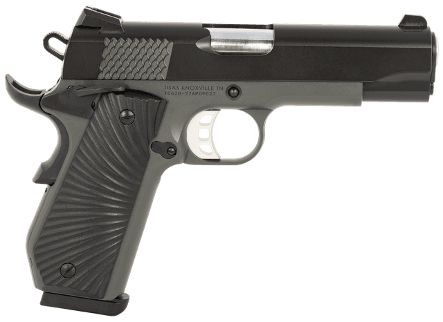 SDS Tisas 1911 Stingray Carry Pistol 45 ACP 4.25 in. Black and Dark Grey Frame 8 rd.