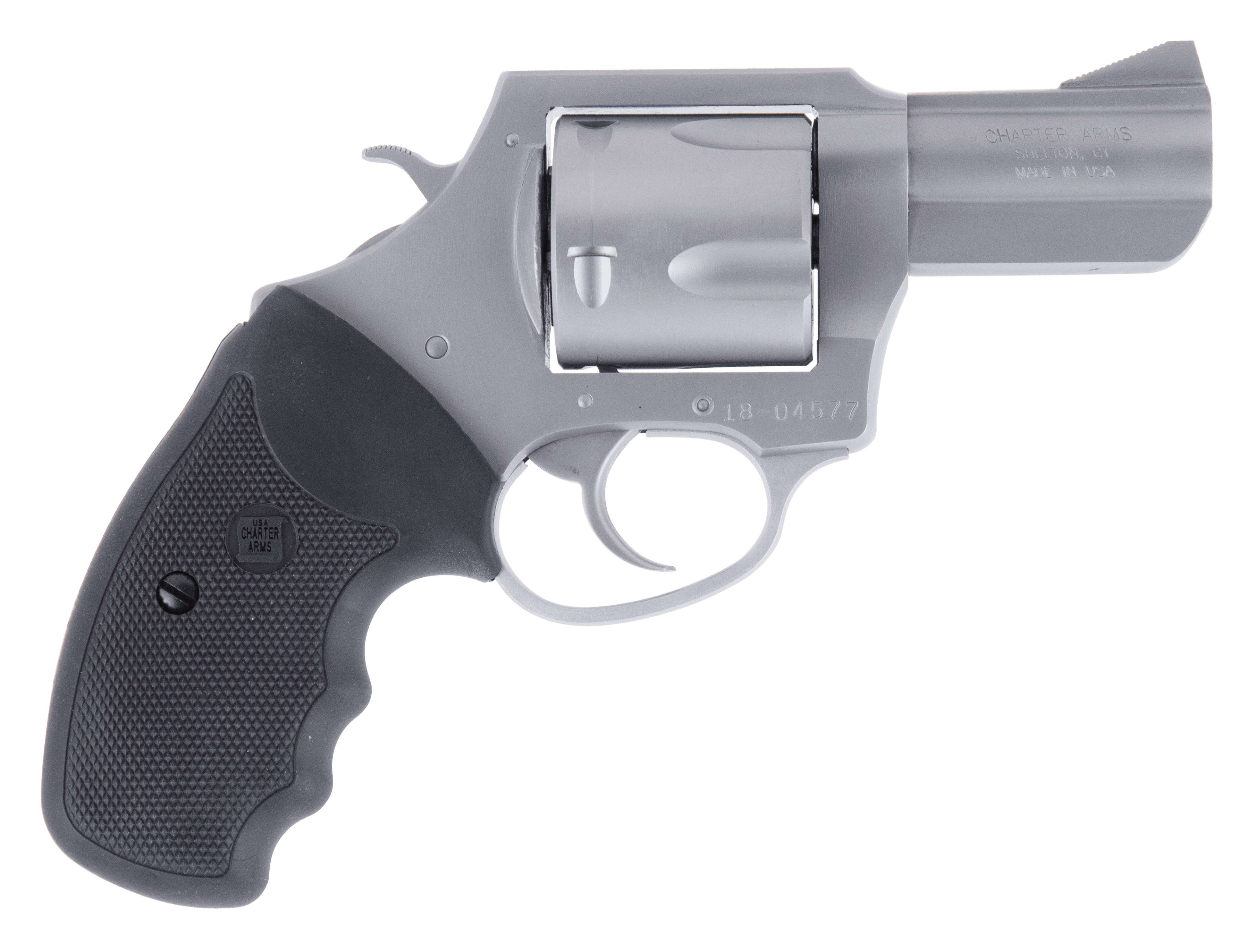 Charter Arms Bulldog 45 Long Colt 2.5 in Stainless 5 Rounds Full Grip