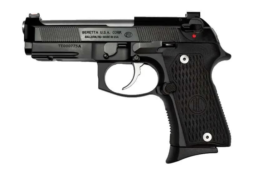 Beretta, 92g Elite Ltt Compact, 9mm, 4.25 inch Barrel, 15 round, Fiber Optic Sights