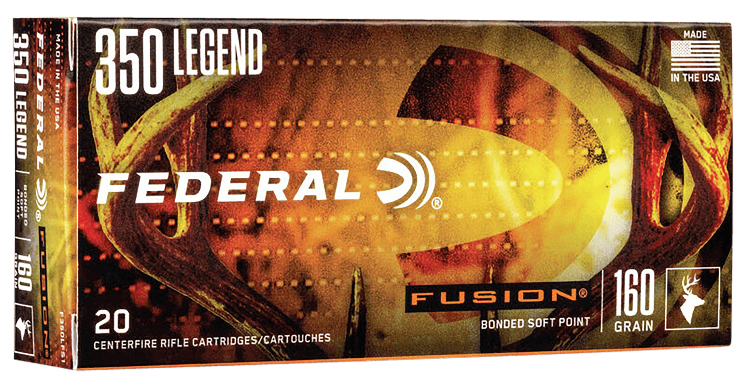 Federal Fusion 350 Legend Bonded Soft Point 160 Grain 20 Rounds