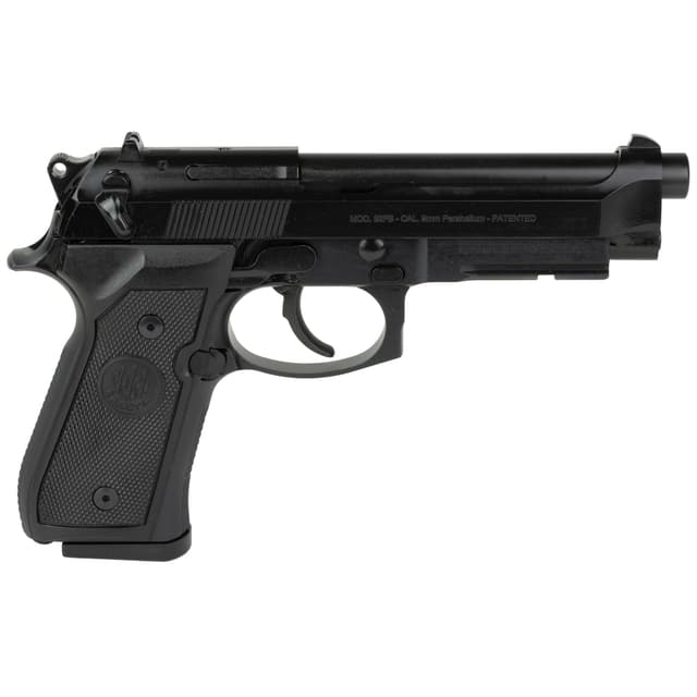 Beretta M9A1 9mm Luger 4.9in 10+1 Blue Black Finish Rail