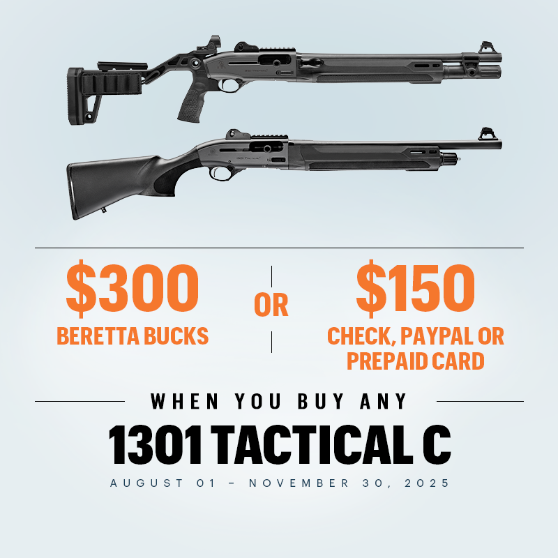 Big Reward With Beretta’s 1301 Tactical: Pick Your Payout